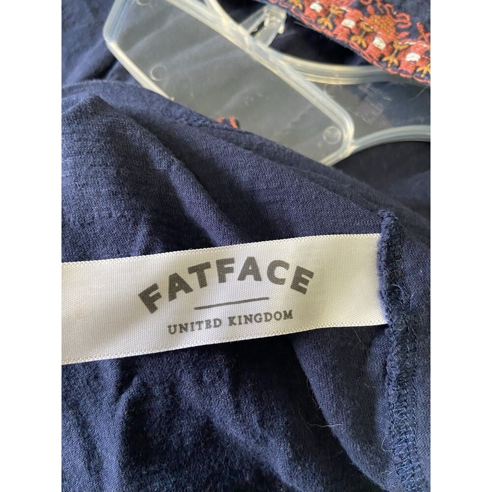 Fat Face Size 6 Embroidered Boho Top L9 - Picture 8 of 9